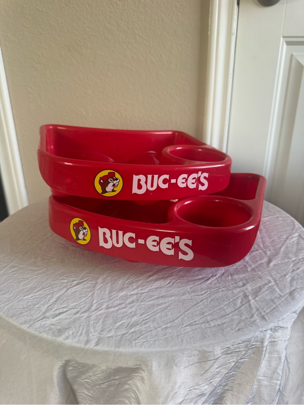 Buc-ee's Red Kids Snack Tray - Double Pack